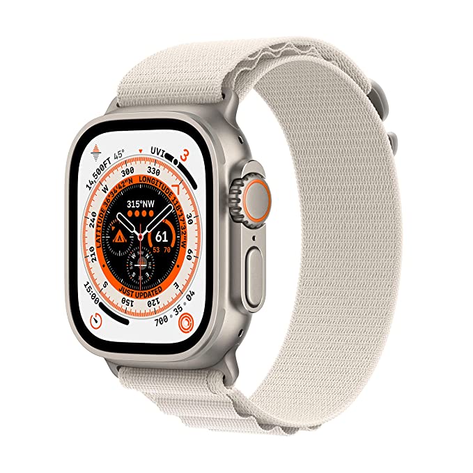 Smart Watch 8 Ultra Smartwatch GPS + Cellular, Fitness Tracker, Oxygen Level, Long-Lasting Battery, Always-On Display - 1 Year Warranty | Easy 14-Day Returns - Earbuds (Free)